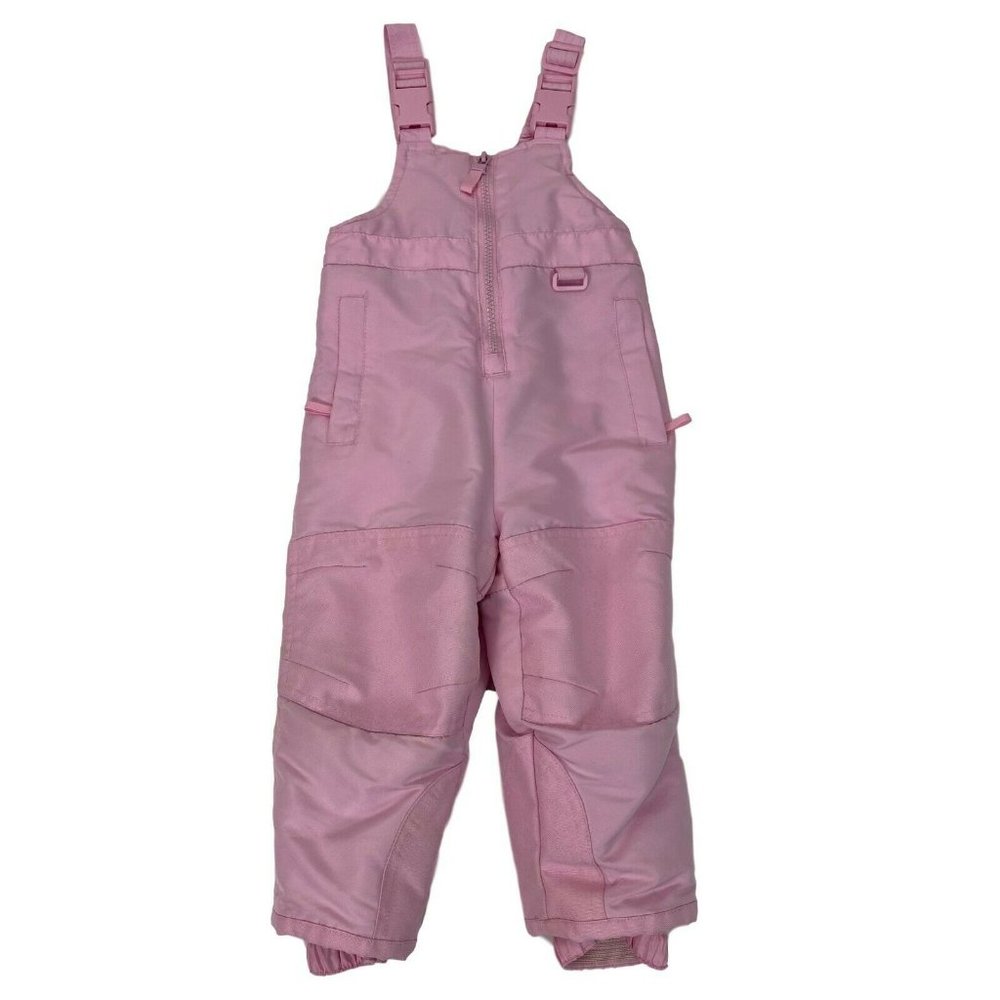 Circo Girls Pink Winter Snow Pants Bibs Size 12M